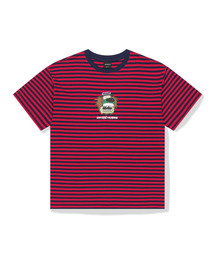 [WKNDRS x GWAXNG] DULLY STRIPED T-SHIRT (RED)