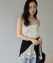 セール】SATIN GATHER キャミソール（キャミソール）｜MOUSSY