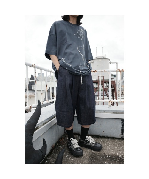 SHINYAKOZUKA（シンヤコヅカ）の「BAGGY SHORTS（その他パンツ・メンズ・インディゴブルー・MEDIUM/X-SMALL/SMALL/X-LARGE/LARGE/XX-LARGE）」の2枚目の写真