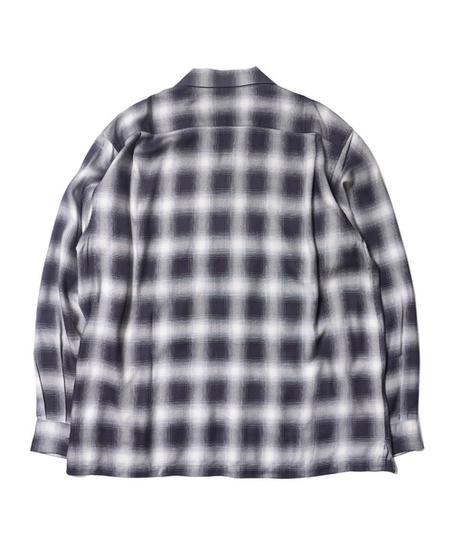 BEN DAVIS（ベンデイビス）の「OMBRE CHECK OP COL SHIRTS/オンブレチェックシャツ（シャツ/ブラウス・メンズ・ライトブルー/ブラック・LARGE/MEDIUM）」の14枚目の写真