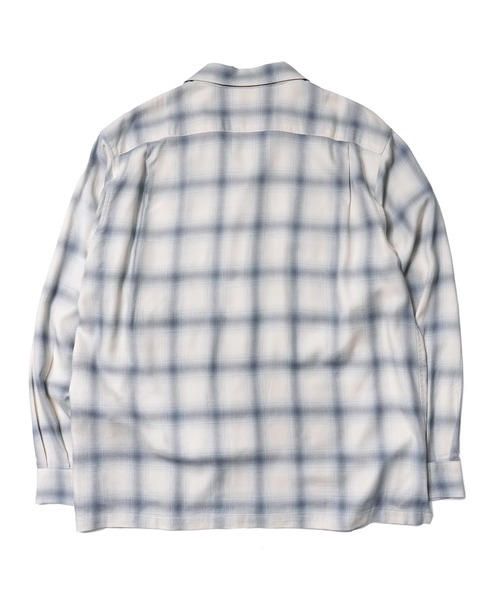 BEN DAVIS（ベンデイビス）の「OMBRE CHECK OP COL SHIRTS/オンブレチェックシャツ（シャツ/ブラウス・メンズ・ライトブルー/ブラック・LARGE/MEDIUM）」の12枚目の写真