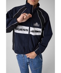 GUESS JEANS（ゲスジーンズ）の「GUESS JEANS Crinkle Track Jacket ジャケット ナイロンジャケット ウィンドブレイカー（ナイロンジャケット）」