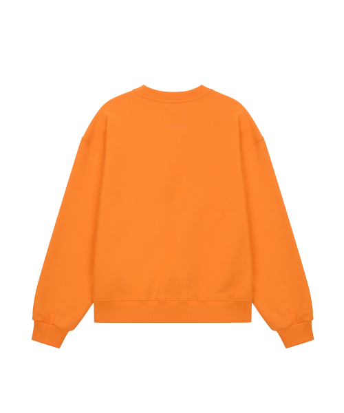 MTTIRE（マティレ）の「BASIC LOGO SWEATSHIRT / ORANGE（スウェット・レディース・その他・LARGE/MEDIUM/SMALL/X-LARGE）」の2枚目の写真