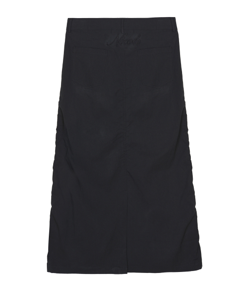 NICK&NICOLE（ニックアンドニコール）の「NICOLE シャーリングロングスカート ブラック（スカート・レディース・その他・SMALL/MEDIUM/LARGE）」の5枚目の写真