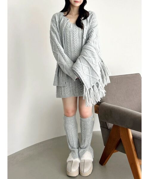dazzlin(ダズリン)の「ベルトムートンライクサボ(その他シューズ・レディース・アイボリー/ブラウン・LARGE/MEDIUM)」の8枚目の写真