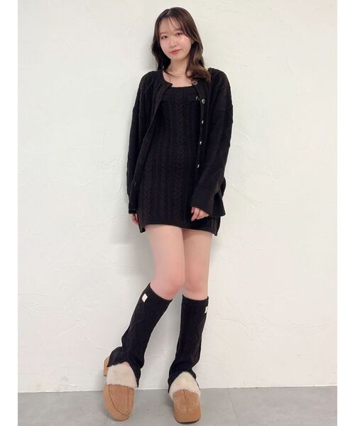 dazzlin(ダズリン)の「ベルトムートンライクサボ(その他シューズ・レディース・アイボリー/ブラウン・LARGE/MEDIUM)」の22枚目の写真