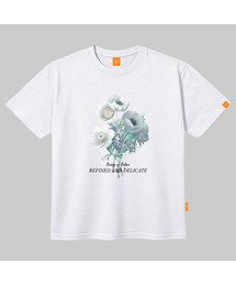 ビューティーフラワー 半袖Tシャツ 男女共用 ビッグサイズ S 4XL