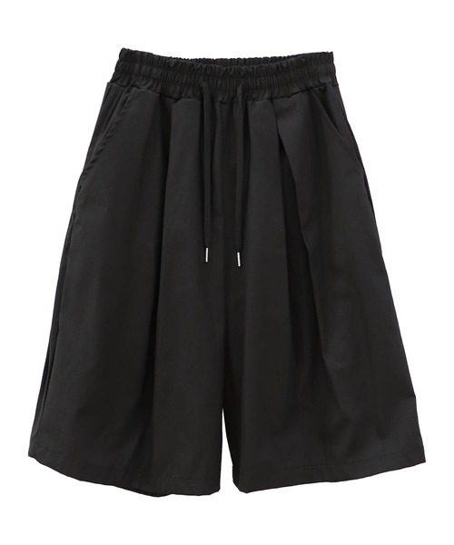 ISOOK(アイスー)の「ボリュームワイドハーフパンツ(kiharu select) / バミューダパンツ ショートパンツ ウエストゴム イージーパンツ(その他パンツ・レディース・アイボリー/ブラック・FREE)」の14枚目の写真