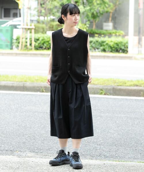 EKAL（エカル）の「ミラノリブベスト（ベスト・レディース・グレー/ブラック・ONE）」の20枚目の写真