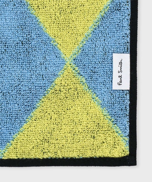 Paul Smith(ポールスミス)の「"Picasso, through the Eyes of Paul Smith" ウォールペーパー ハンドタオル【263750 THANK】(ハンカチ/ハンドタオル・メンズ・イエロー× ブルー・FREE)」の4枚目の写真