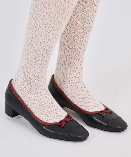 TINA:JOJUN(ティーナジョジュン)の「ラウンドトゥ ヒール バレエシューズ TINA:JOJUN(バレエシューズ・レディース・レオパード/ブラック・S/M/L)」の9枚目の写真