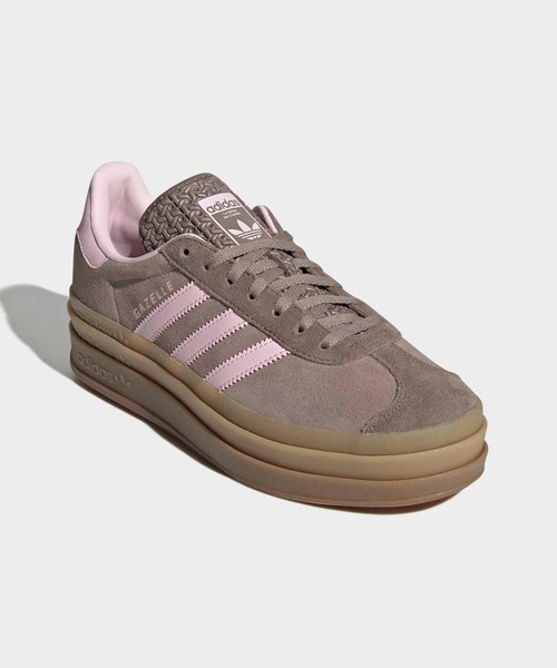 adidas（アディダス）の「【ZOZO限定】ガゼル ボールド / Gazelle Bold / 厚底スニーカー / アディダスオリジナルス adidas Originals（スニーカー・レディース・ブラウン・28.0cm/27.0cm/27.5cm/26.5cm/26.0cm/25.0cm/25.5cm/22.0cm/22.5cm/23.0cm/23.5cm/24.0cm/24.5cm）」の4枚目の写真