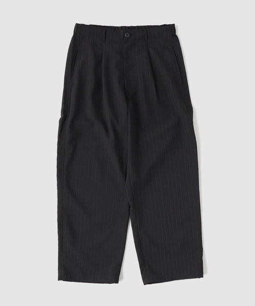 B.C STOCK(ベーセーストック)の「マットウース ライトオーバーパンツ(その他パンツ・メンズ・ブラック/ブラック系その他/ネイビー・LARGE/MEDIUM)」の2枚目の写真