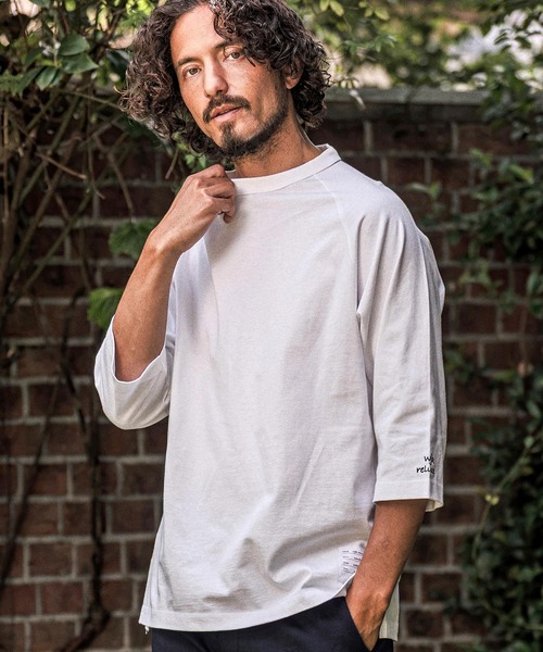 wjk reluxe(ダブルジェーケーリラックス)の「mt10623- Embroidered T Shirt 刺繍Tシャツ(WR26W-29)(Tシャツ/カットソー・メンズ・ブラック/ネイビー/ホワイト・XL/L/M/S)」の2枚目の写真