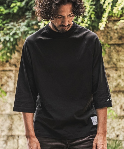 wjk reluxe(ダブルジェーケーリラックス)の「mt10623- Embroidered T Shirt 刺繍Tシャツ(WR26W-29)(Tシャツ/カットソー・メンズ・ブラック/ネイビー/ホワイト・XL/L/M/S)」の4枚目の写真