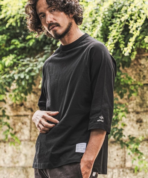 wjk reluxe(ダブルジェーケーリラックス)の「mt10623- Embroidered T Shirt 刺繍Tシャツ(WR26W-29)(Tシャツ/カットソー・メンズ・ブラック/ネイビー/ホワイト・XL/L/M/S)」の5枚目の写真