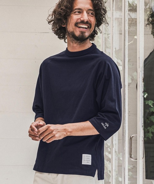 wjk reluxe(ダブルジェーケーリラックス)の「mt10623- Embroidered T Shirt 刺繍Tシャツ(WR26W-29)(Tシャツ/カットソー・メンズ・ブラック/ネイビー/ホワイト・XL/L/M/S)」の9枚目の写真