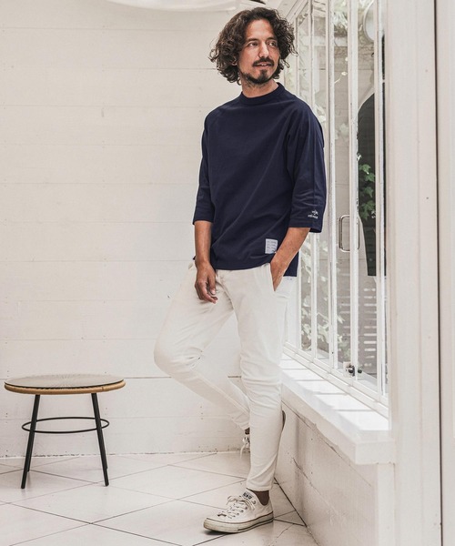 wjk reluxe(ダブルジェーケーリラックス)の「mt10623- Embroidered T Shirt 刺繍Tシャツ(WR26W-29)(Tシャツ/カットソー・メンズ・ブラック/ネイビー/ホワイト・XL/L/M/S)」の11枚目の写真
