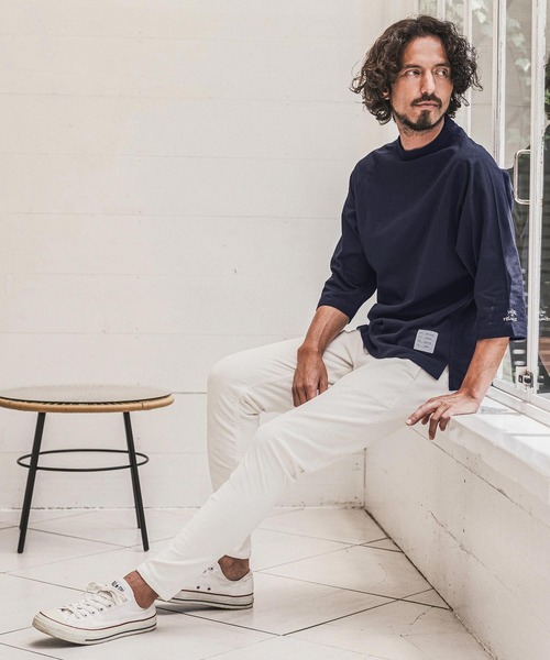 wjk reluxe(ダブルジェーケーリラックス)の「mt10623- Embroidered T Shirt 刺繍Tシャツ(WR26W-29)(Tシャツ/カットソー・メンズ・ブラック/ネイビー/ホワイト・XL/L/M/S)」の13枚目の写真