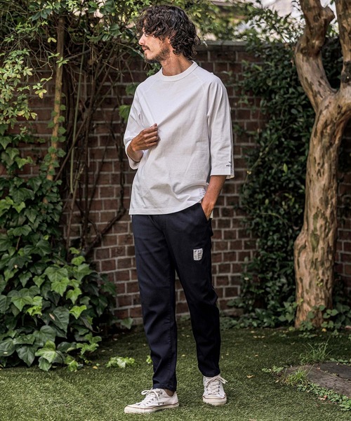 wjk reluxe(ダブルジェーケーリラックス)の「mt10623- Embroidered T Shirt 刺繍Tシャツ(WR26W-29)(Tシャツ/カットソー・メンズ・ブラック/ネイビー/ホワイト・XL/L/M/S)」の18枚目の写真