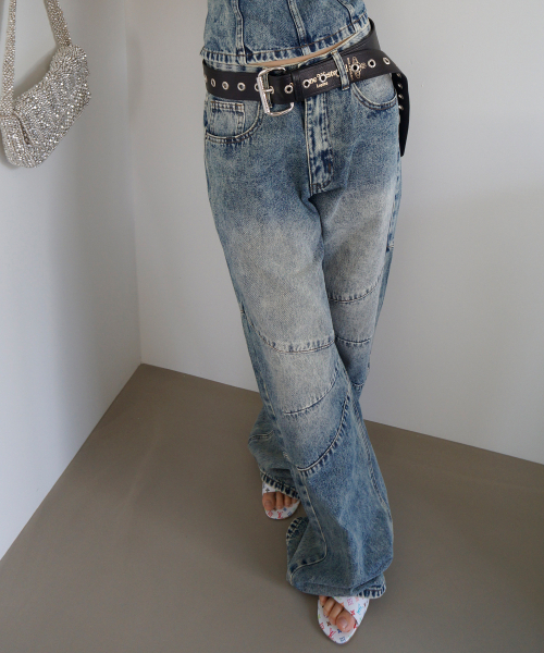 WAVEGIRL(ウェーブガール)の「Natty Denim Pants(デニムパンツ・レディース・ブルー・SMALL/MEDIUM)」の3枚目の写真