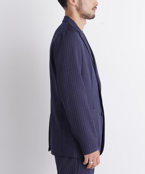 NANO universe(ナノユニバース)の「Always ストライプセットアップ(セットアップ・メンズ・チャコール/ネイビー・L/XL/S/M)」の3枚目の写真