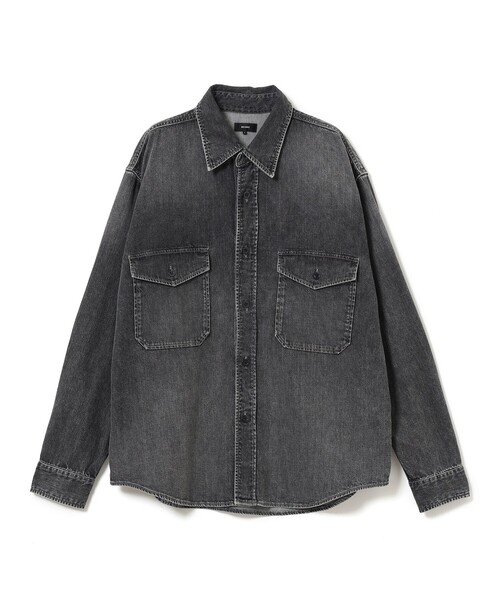 BEAMS(ビームス)の「デニム CPOシャツ(シャツ/ブラウス・メンズ・インディゴブルー/ブラック・S/XL/L/M)」の2枚目の写真