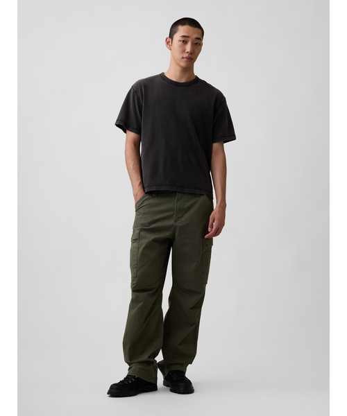 GAP（ギャップ）の「バギー エッセンシャル カーキパンツ（その他パンツ・メンズ・ブラック/グリーン・29W 30L/28W 30L/31W 30L/33W 32L/32W 32L/30W 30L/32W 30L/31W 32L/36W 32L/34W 32L）」の7枚目の写真