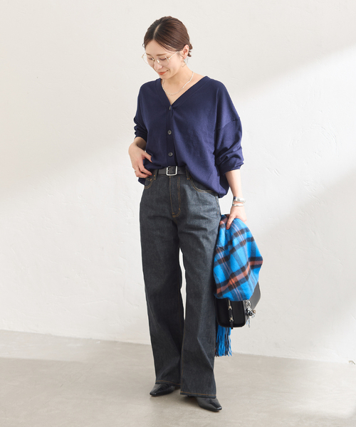 JOURNAL STANDARD(ジャーナルスタンダード)の「リジットデニム ストレートパンツ(デニムパンツ・レディース・ネイビー・40/38/36)」の8枚目の写真