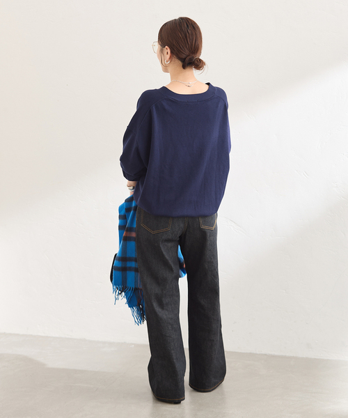 JOURNAL STANDARD(ジャーナルスタンダード)の「リジットデニム ストレートパンツ(デニムパンツ・レディース・ネイビー・40/38/36)」の10枚目の写真