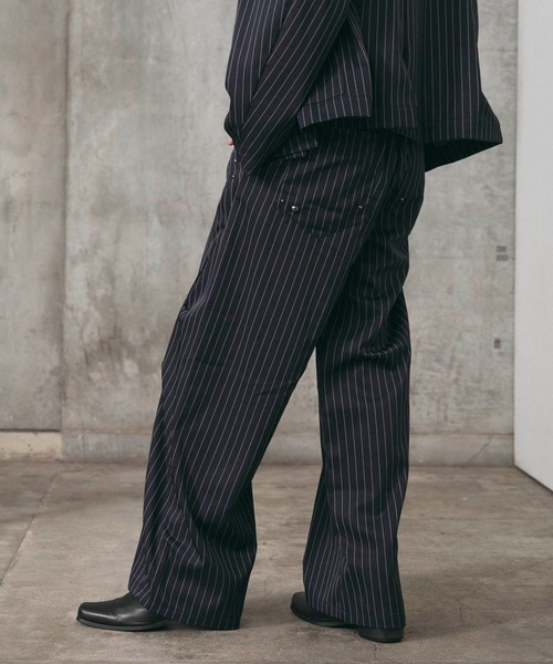 Confirm(コンファーム)の「Slacks Studded Curve Pants / スラックススタッズカーブパンツ メンズ レディース ユニセックス(スラックス・メンズ・ブラック/チャコールグレー/グレー系/ネイビー系/ブラック系その他・S/M/L)」の8枚目の写真