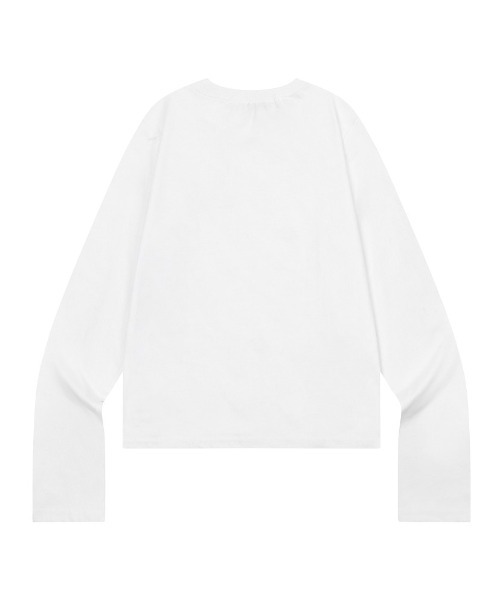 MUCENT(ムセント)の「A'GEM/9 × .kom 『MUCENT/ムセント』 SIGNATURE LOGO LONG SLEEVE TEE/LUNET チェックロゴ長袖Tシャツ(Tシャツ/カットソー・レディース・D/C/B/A・FREE)」の7枚目の写真