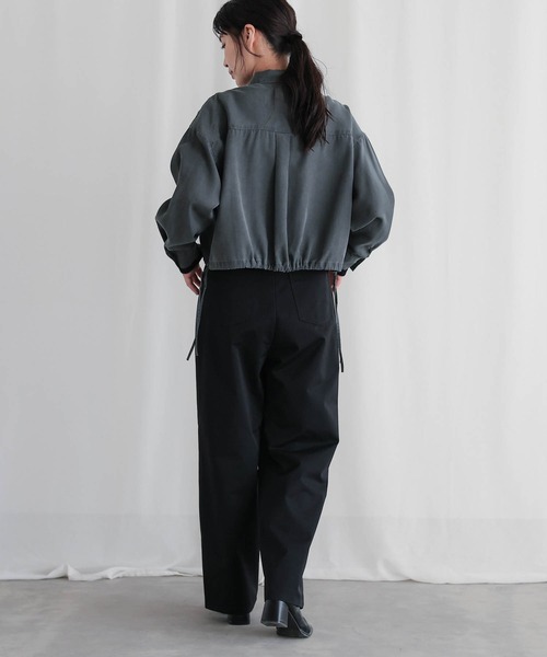 for/c(フォーシー)の「フェード加工ドロストショートシャツジャケット【サスティナブル】(シャツ/ブラウス・レディース・ベージュ/チャコール・M/L/LL)」の14枚目の写真