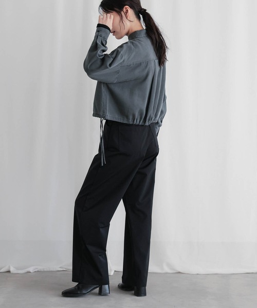 for/c(フォーシー)の「フェード加工ドロストショートシャツジャケット【サスティナブル】(シャツ/ブラウス・レディース・ベージュ/チャコール・M/L/LL)」の3枚目の写真