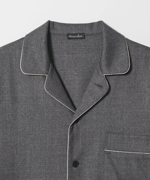 Steven Alan(スティーブンアラン)の「<Steven Alan>パイピング シャツ(シャツ/ブラウス・レディース・ダークグレー/ライトブルー・M/S)」の10枚目の写真