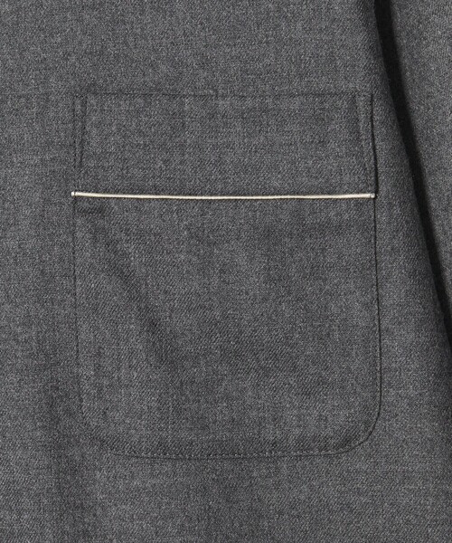 Steven Alan(スティーブンアラン)の「<Steven Alan>パイピング シャツ(シャツ/ブラウス・レディース・ダークグレー/ライトブルー・M/S)」の14枚目の写真