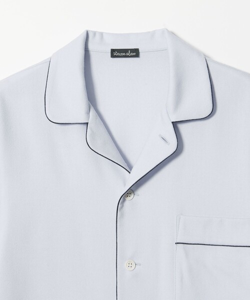 Steven Alan(スティーブンアラン)の「<Steven Alan>パイピング シャツ(シャツ/ブラウス・レディース・ダークグレー/ライトブルー・M/S)」の17枚目の写真