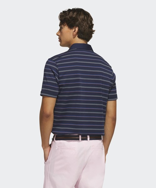 adidas(アディダス)の「オリジナルス アーカイブ ストライプ ポロ【adidas Golf/アディダスゴルフ】(ポロシャツ・メンズ・ブルー系その他・XX-LARGE/LARGE/MEDIUM/SMALL/X-LARGE)」の2枚目の写真