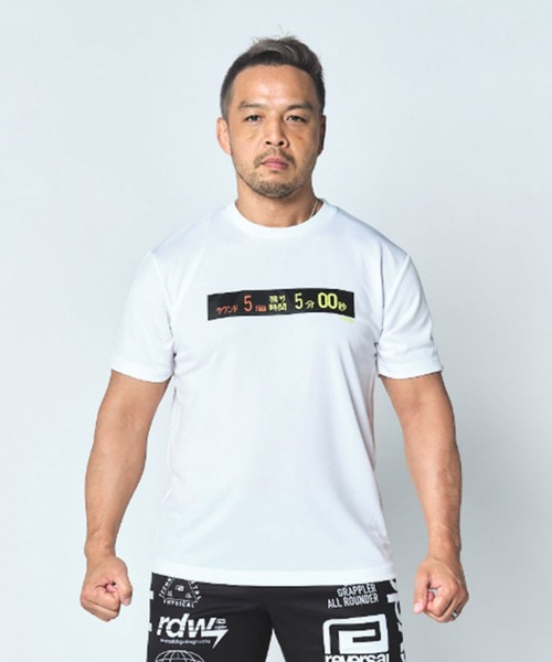 reversal.dogi.design.works(リバーサル・ドーギ・デザイン・ワークス)の「<reversal/リバーサル>TIMER BOX LOGO DRY TEE(Tシャツ/カットソー・メンズ・ホワイト/ブラック・XL/L/M)」の1枚目の写真