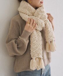 BEARDSLEY | ハンドフリンジマフラー(マフラー)
