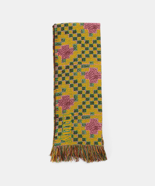 Montmartre New York/モンマルトルニューヨーク】Yellow Pattern Scarf