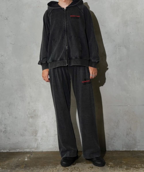 68&brothers(シックスティエイトアンドブラザーズ)の「68&BROTHERS / EMB ZIP-UP HOODIE(パーカー・メンズ・グレー/ブラック・MEDIUM/LARGE)」の4枚目の写真