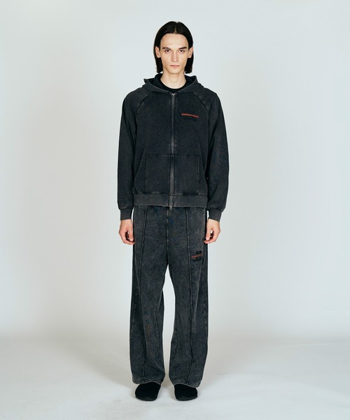 68&brothers(シックスティエイトアンドブラザーズ)の「68&BROTHERS / EMB ZIP-UP HOODIE(パーカー・メンズ・グレー/ブラック・MEDIUM/LARGE)」の9枚目の写真