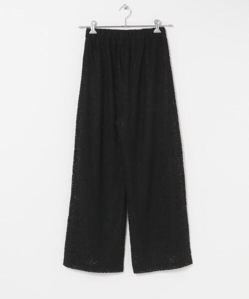 ITEMS URBANRESEARCH(アイテムズ アーバンリサーチ)の「起毛レースパンツ(その他パンツ・レディース・ブラック/ブラウン・FREE)」の5枚目の写真