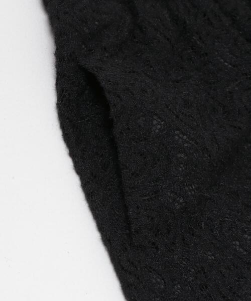 ITEMS URBANRESEARCH(アイテムズ アーバンリサーチ)の「起毛レースパンツ(その他パンツ・レディース・ブラック/ブラウン・FREE)」の6枚目の写真