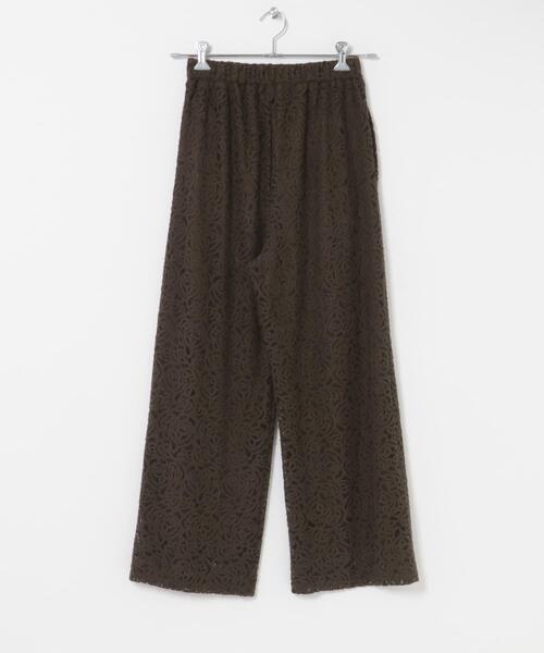 ITEMS URBANRESEARCH(アイテムズ アーバンリサーチ)の「起毛レースパンツ(その他パンツ・レディース・ブラック/ブラウン・FREE)」の11枚目の写真