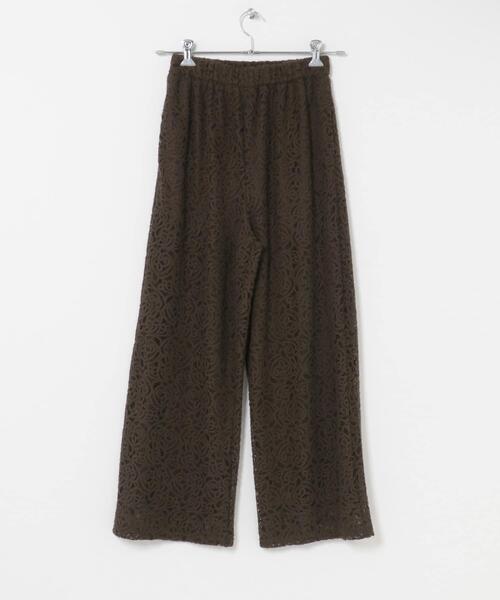 ITEMS URBANRESEARCH(アイテムズ アーバンリサーチ)の「起毛レースパンツ(その他パンツ・レディース・ブラック/ブラウン・FREE)」の13枚目の写真