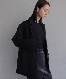 &g'aime（アンジェム）の「【&ｇ'aime 】レースレイヤードテーラードジャケット　Lace Layered Tailored Jacket（テーラードジャケット）」