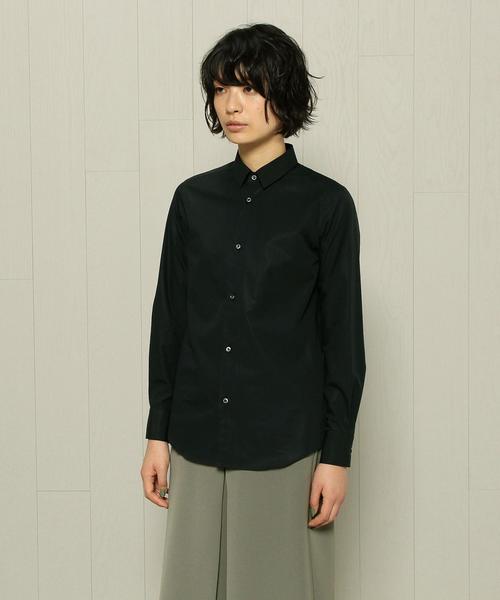 BEAUTY&YOUTH UNITED ARROWS（ビューティーアンドユースユナイテッドアローズ）の「＜H BEAUTY&YOUTH＞80×140 BOARD REGULAR SHIRT/ｼｬﾂ◆（シャツ/ブラウス・レディース・ホワイト/ブラック・SMALL/MEDIUM）」の2枚目の写真