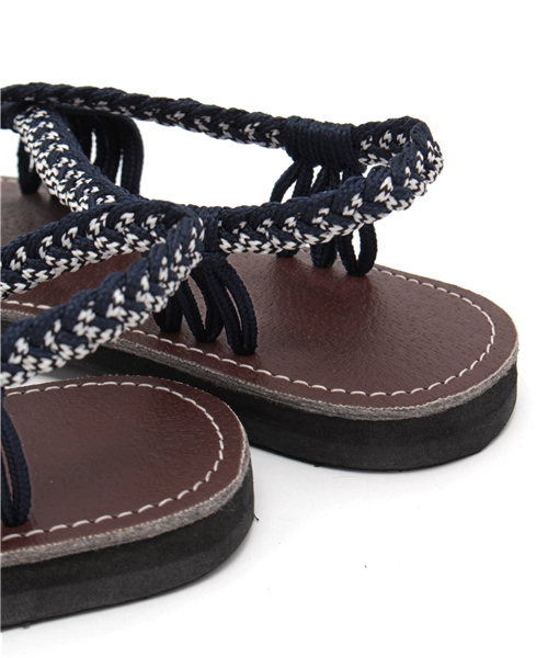 チャイハネ（チャイハネ）の「【チャイハネ】ストリングクロスサンダル（サンダル・レディース・ホワイト/ターコイズブルー/ネイビー・FREE）」の14枚目の写真